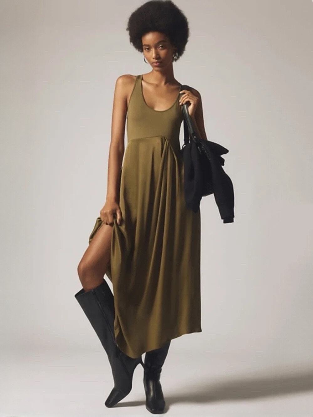 Anthropologie Gemini Twofer Maxi Dress Sz S